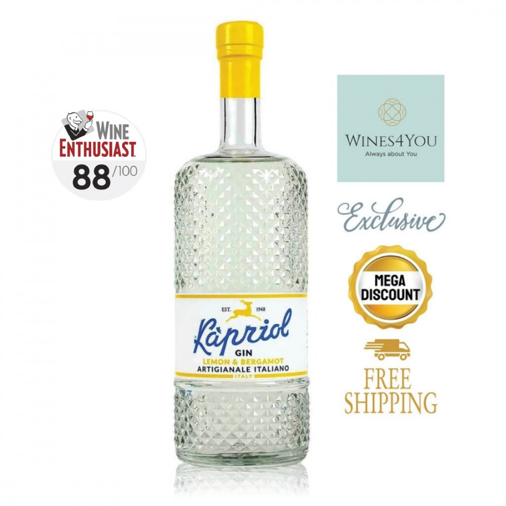 Kapriol Gin Lemon n Bergamot Italy